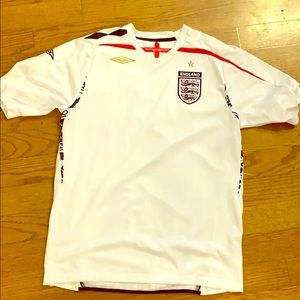 England Football Shirt by Umbro 2007-2009